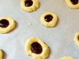 Biscuits thumbprints à la confiture de fruits