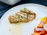 Escalopes de poulet à la grecque