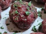 Boulettes de boeuf sans gluten gourmandes