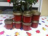 Coulis de tomates  maison  en bocaux