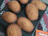 Madeleines traditionnelles sans gluten à la vanille équitable