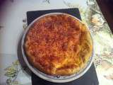 Quiche maison aux 3 fromages ( raclette de Savoie Morbier et Emmental )