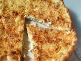 Tarte sucrée salée à la Fourme d'Ambert poires noix sans gluten