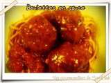 Boulettes de viande en sauce tomate