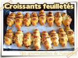 Croissants feuilletés pour l'apéro