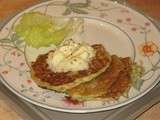 Blinis aux courgettes