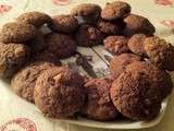 Cookies tout cacao aux fruits confits