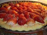 Simple tarte aux fraises