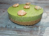 Bavarois de petits pois aux crevettes