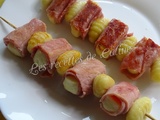 Brochettes de gnocchis