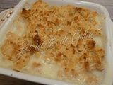 Crumble de cabillaud au citron et Cancoillotte