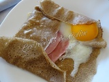 Galette de sarrasin au jambon oeuf et emmental