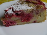 Gâteau de pain aux framboises