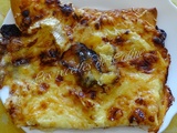 Pizza au camembert et miel