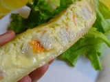 Quiche au surimi et emmental