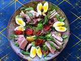 Salade niçoise au thon frais