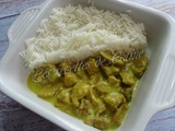 Sauté de dinde façon blanquette au curry