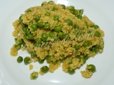 Semoule aux petits pois et au curry