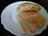 Wrap au poulet, camembert et sa sauce