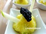 Amuse-bouche pommes/caviar