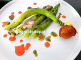 Asperge, ail des ours, fraise