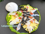 Carpaccio de langoustines à l’ananas