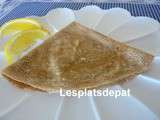 Crêpe sarrasin citron sucre - Chandeleur