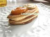 Millefeuille abricot romarin