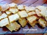 Petits sablés parmesan aux graines de Nigelle