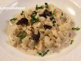 Risotto de blettes truffé