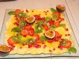 Carpaccio de fruits frais