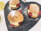 Choux chantilly - framboises