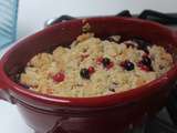 Crumble aux fruits rouges