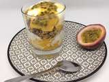 Dessert minute mangue passion, granola