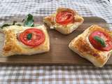 Petits feuilletés tomate-mozarella