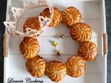 Couronne de mini galettes frangipane pralinée