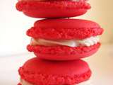 Macaron à la fraise