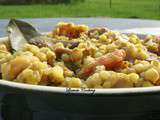 Sarrasin sauté à l'indienne aux champignons et crevettes