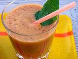 Smoothie pêche-banane