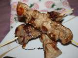 Brochettes yakitori (181Kcal)