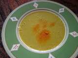 Soupe poireau, pomme de terre et curcuma