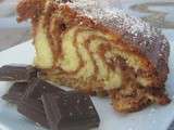 Zebra cake... le gateau joli, mais qui ne casse pas 3 pâtes à un canard niveau goût