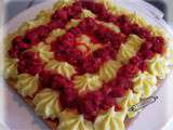 Tarte citron framboises meringuée