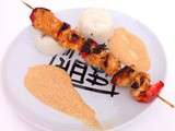 Brochettes de poulet tandoori