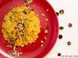 Risotto potimarron et noisettes