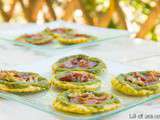 Tartelette jambon cru et pesto