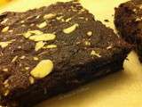 Brownies aux amandes et pistaches fort en chocolat