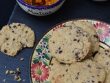 Cookies aux pépites de chocolat et graines de sésame