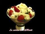 Coupe plaisir aux fraises en photo