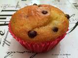 Muffins au fromage blanc et perles de chocolat